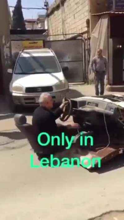 Only in lebanon, u see these things...
