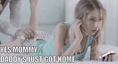 My little girl knows what is about to happen 💦