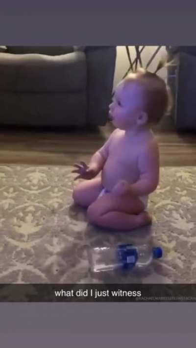 to impress the baby