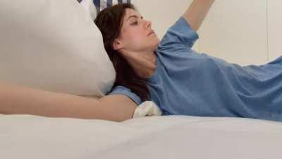 Waking up knowing we will all be fapping to her makes Alexandra Daddario's nipples hard