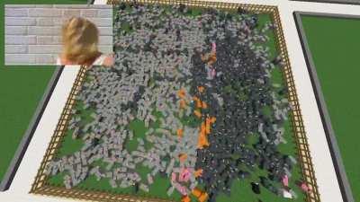 Playing Doom on sheep, since so many people asked about it ;)