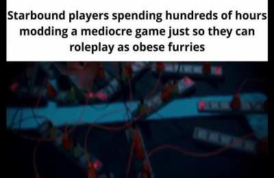 Never heard of starbound but the video is funny