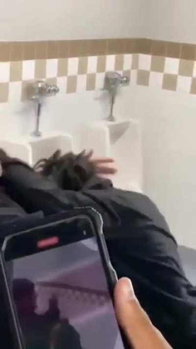 Two 8th graders at my school W fight or L fight