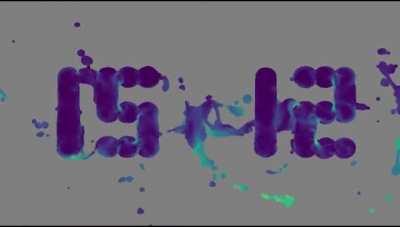 Liquid clock real time prototype