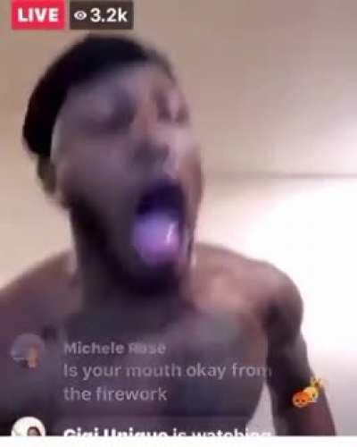 Man drinks bottle of rubbing alcohol for facebook live