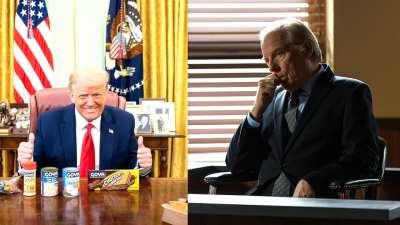 Trump standing to the Chicanery