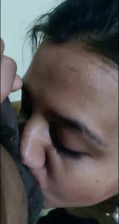 Kolkata Cutie Housewife Giving Blowjob to Her Hubby & In Return Getting Cumshot by Love ❤️ [Must Watch] [2 Videos Link in Comments]