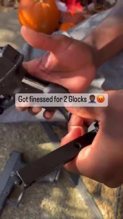 (Does this belong here?) Buying glocks for $100
