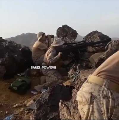 Saudi forces use Chinese sniper grenade launcher (LG5) to target Houthis in Yemen-Haradh 2020