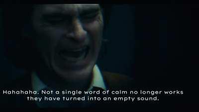 I can't accept those words. I don't deserve them.