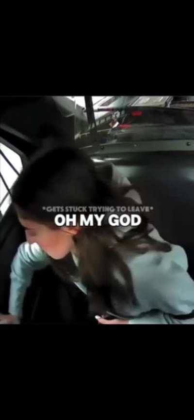 She thought it is cool to prank a cop