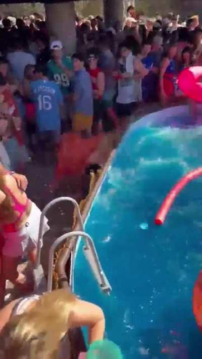 To make it into the pool