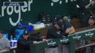 [Highlight] [Highlight] Jose Trevino gives the Yankees some insurance in the ninth with a solo home run.