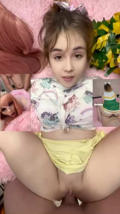 [SOUND] 💗Abriebaby💗 Do you like cosplay?? Well right now im doing a cosplay bundle Chrissy from stranger things gets fucked in all 3 holes and Princess bubble gum sucks and fucks Direct link to the bundle Below