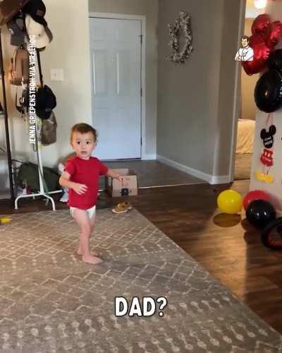 Father Surprising Son With a Birthday Gift