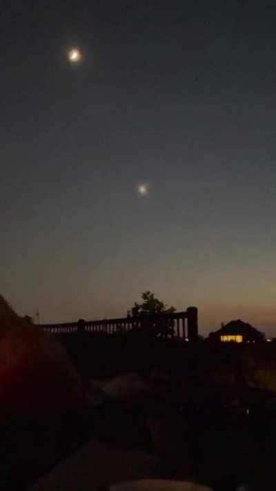 Strange Object Seen Over Fort Worth TX Shoots out Vortex