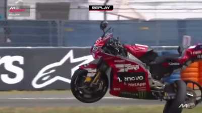 MM93 Scary crash 2026 French GP: MotoGP Sprint Race