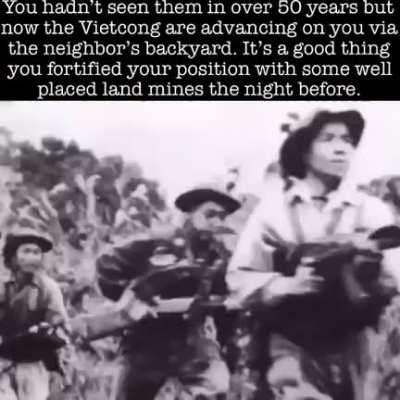 They’re so small, the Vietcong…