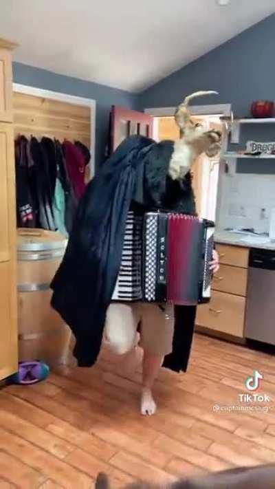 Wendigo breaking in to someones house