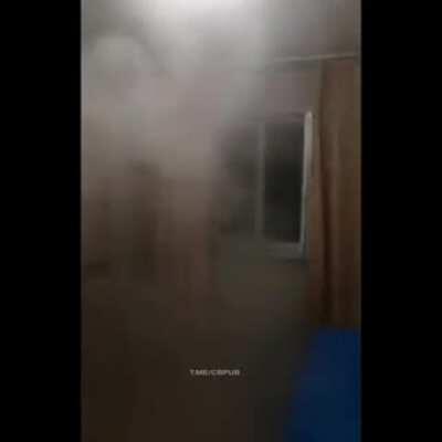 When you open the window in Norilsk to get some fresh air in winter