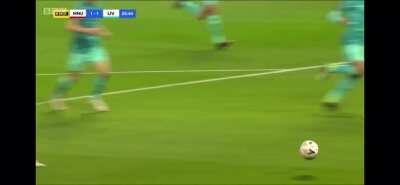 Robertson screaming at Mason Greenwood to put him off