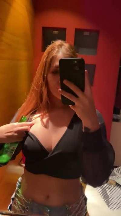 describe my boobs with one emoji 😝