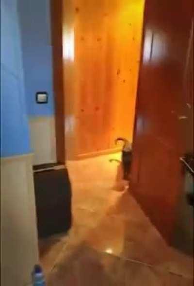 Hey sir your clothes are ready.