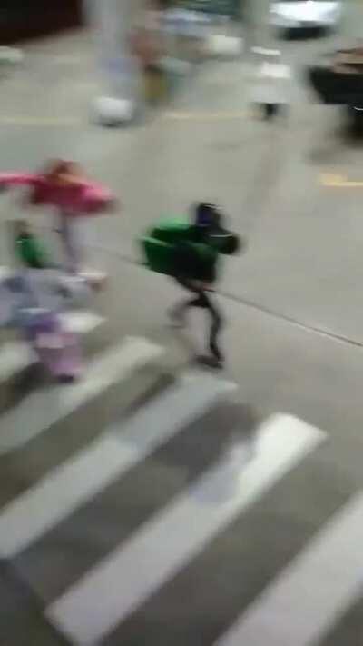 Quick dance while waiting in traffic