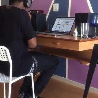 Old carti messes up while recording 💀 (Rare)