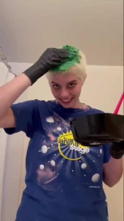 Nice hair. Credit:yourboygarry