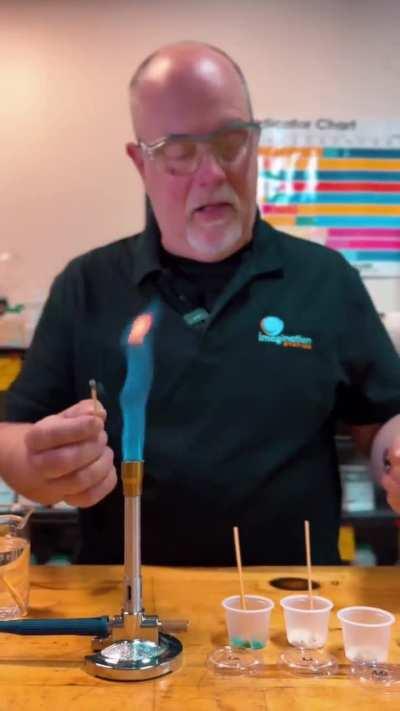 How fireworks get their colors from different metals 