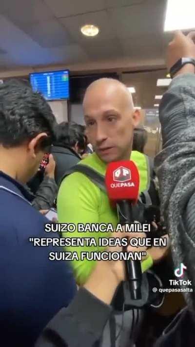 Suizo se nacionalizo Argentino para votar a Milei