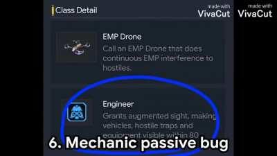 Another list of bugs in battle royale. 3rd time posting this as it doesn't shows up.