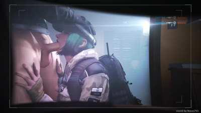 Ela getting her throat bashed mid mission [Fugtrup]