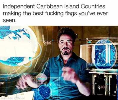 Caribbean Flags be like:
