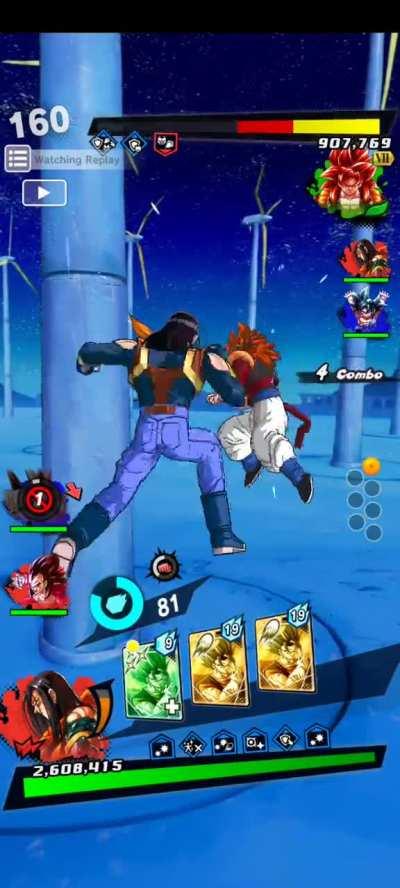 I did not expect to be on top in this match