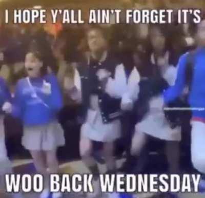 happy woo back wednesday 💫