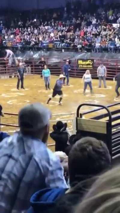 The winner gets to leave on their own power and without a concussion.