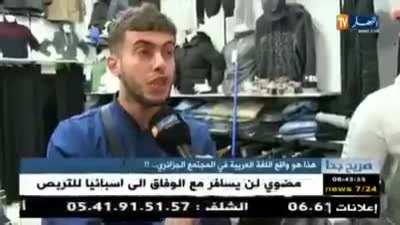 Algerians got asked to describe their morning in fos7a arabic
