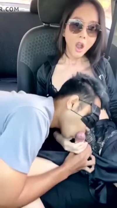 Asian girl are facial