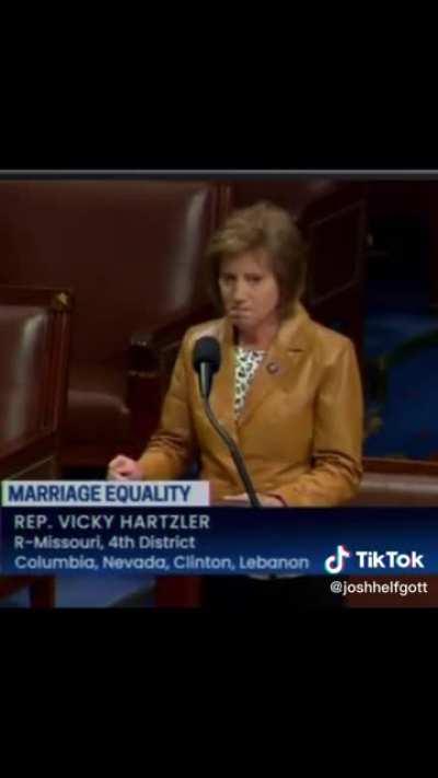 Republicans are the snow flacks crying because she doesn’t want gay people to have the same rights she has