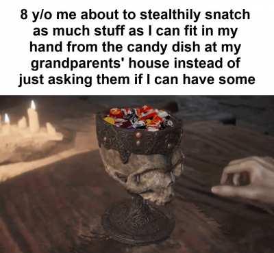 I like to avoid unnecessary dialogue by dumb NPCs when I can simply collect the loot by myself 😎😎