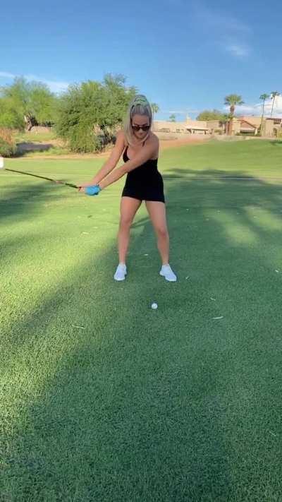 Play a hole with Paige