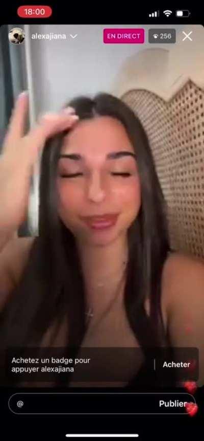 Alexajiana live ig 02/03/23 part 2