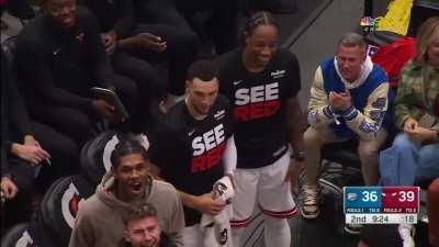 [Highlight] Andre Drummond's transition sequence on Chet (with replay)