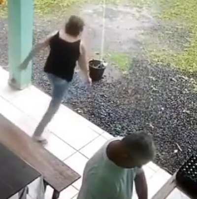 Her ping must be really high