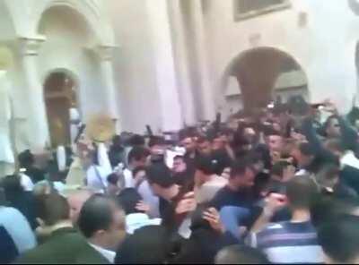 Traditional Easter celebration in hometown of Latakia, Syria.
