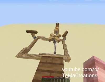 The possibilities with the Create mod are endless. Here is a short parkour i made with it.