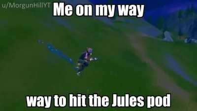 Mom said it was MY turn with the Jules pod!!!1!1!