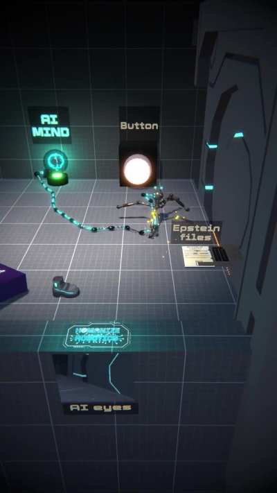 Simulation of AI robot try to erase his name from Epstein's files...